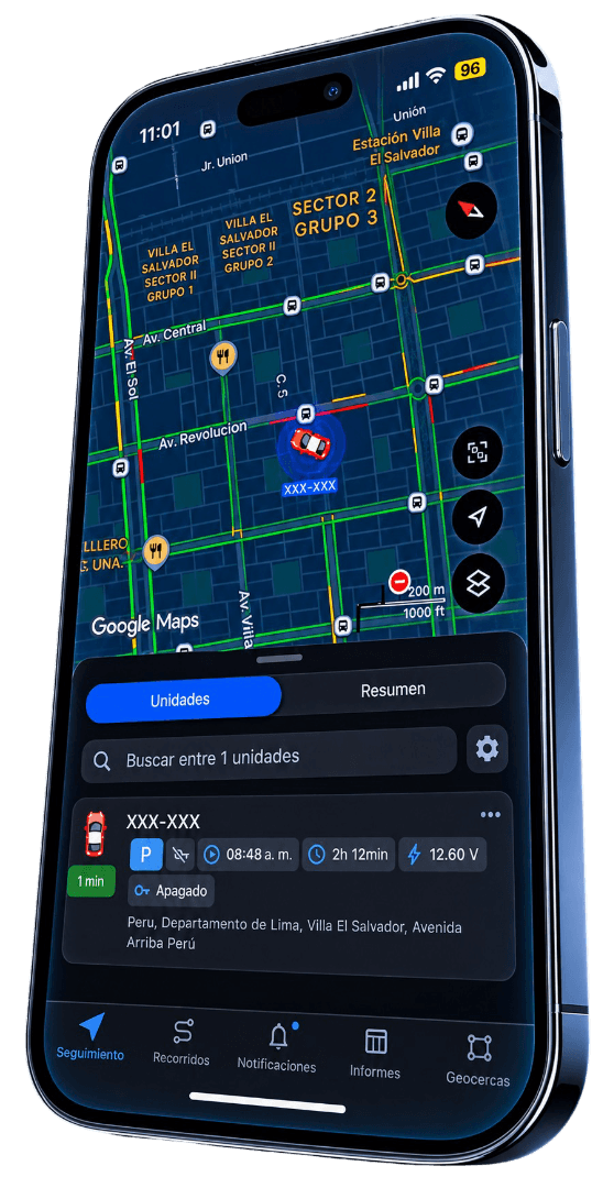 Aplicación UBIX GPS